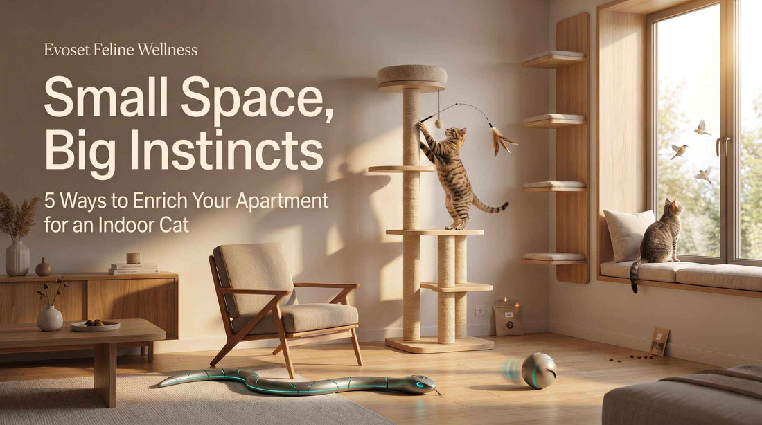 Small Space, Big Instincts: 5 Ways to Enrich Your Apartment for an Indoor Cat