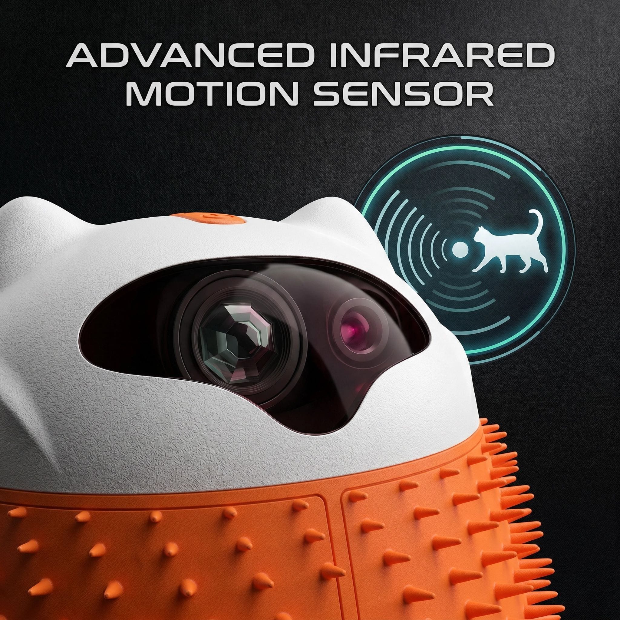 Evoset Interactive Cat Toy Evoset™ 2-in-1 Smart Sensor Laser & Brush 🐾 Evoset™ 2-in-1 Smart Sensor Laser & Brush 🐾