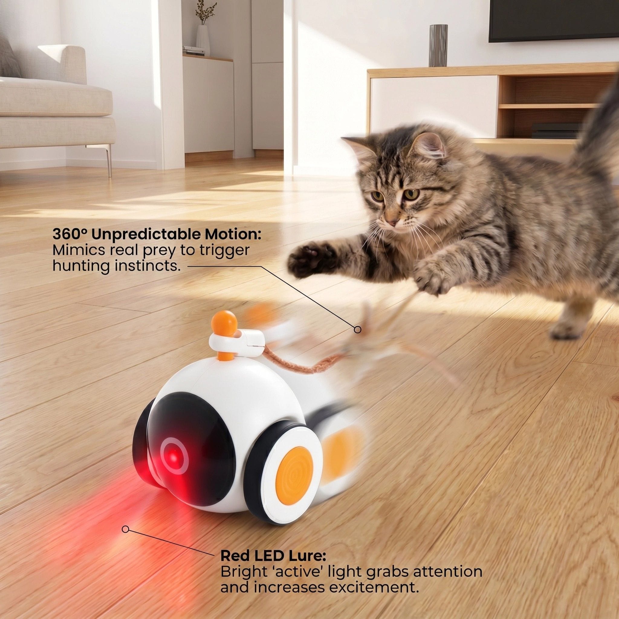 Evoset Interactive Cat Toy Evoset™ Smart Space Magic Wheel Interactive Cat Toy Evoset™ Smart Space Magic Wheel Interactive Cat Toy