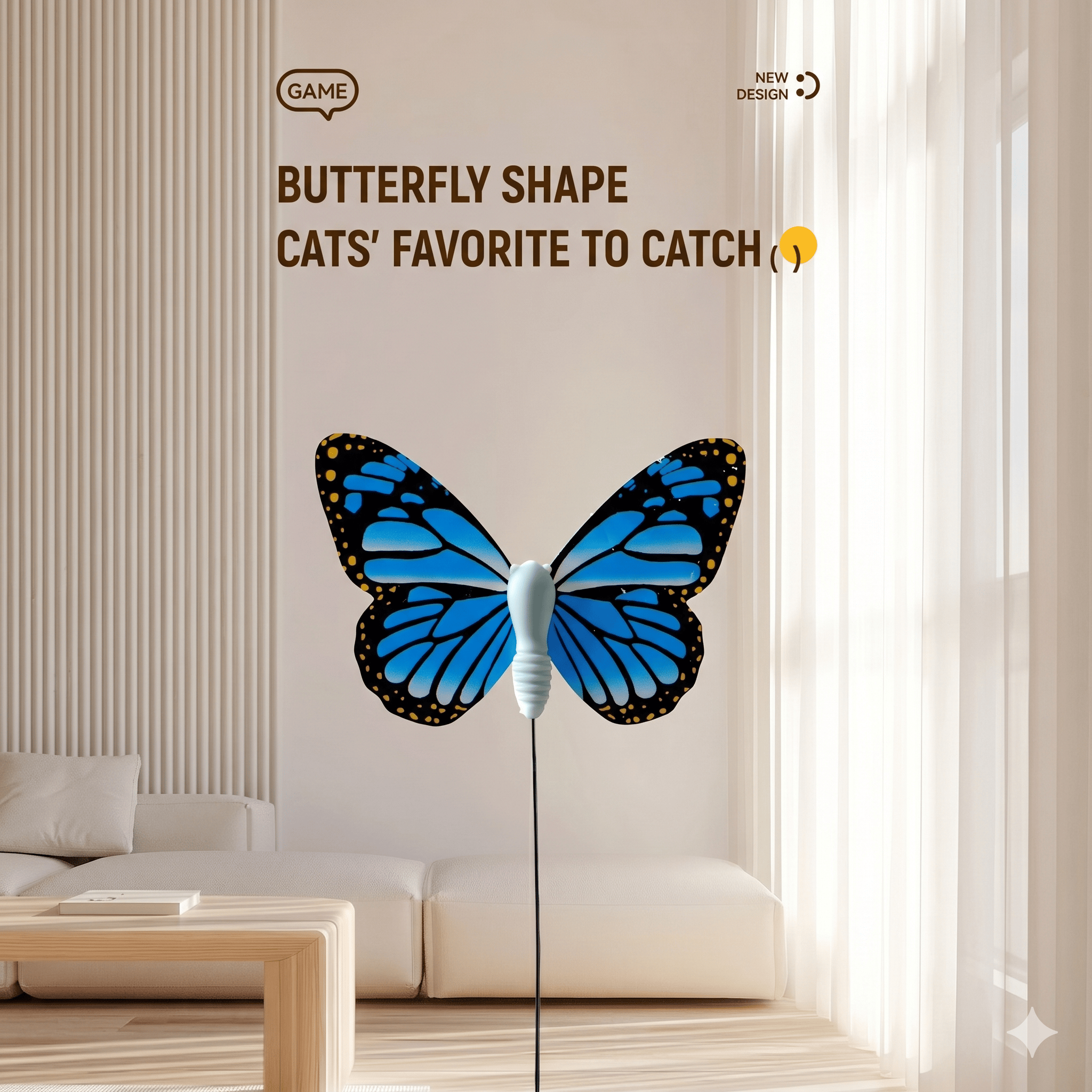 Evoset Interactive Cat Toy Evoset™ Mini Smart Butterfly 🐾 Evoset™ Mini Smart Butterfly 🐾