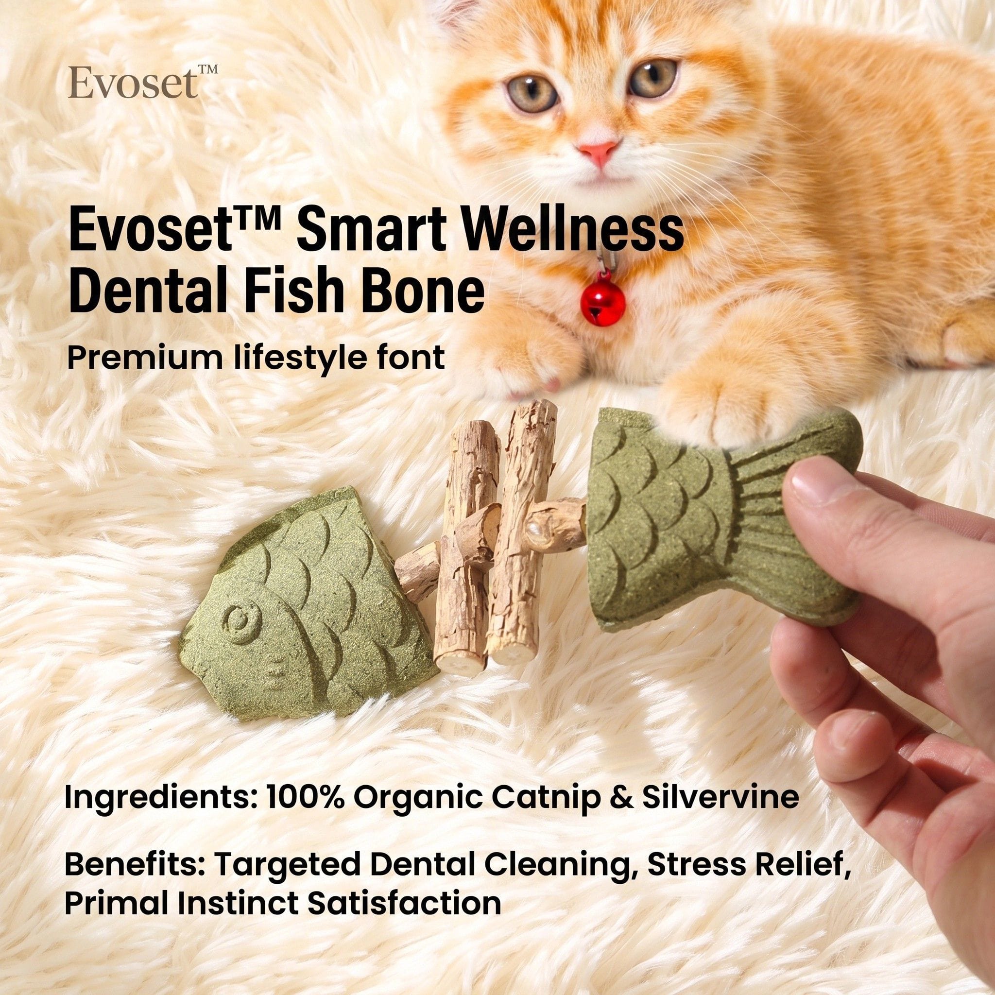 Evoset Evoset™ Smart Wellness Dental Fish Bone Evoset™ Smart Wellness Dental Fish Bone