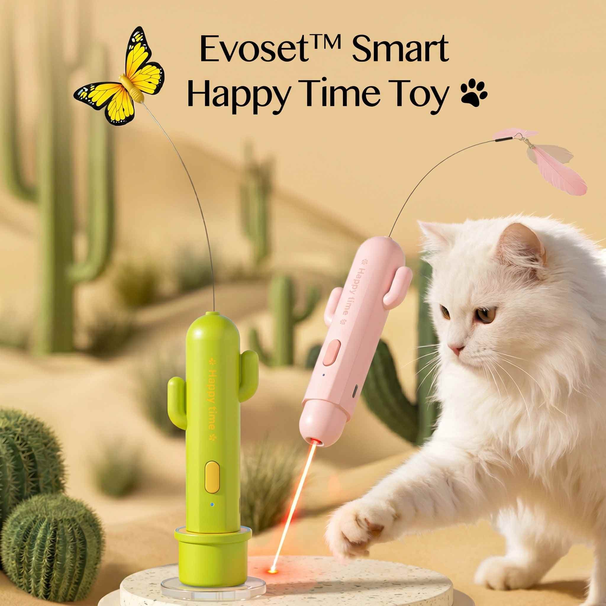 Evoset Interactive Cat Toy Evoset™ Smart Happy Time Toy 🐾 Evoset™ Smart Happy Time Toy 🐾