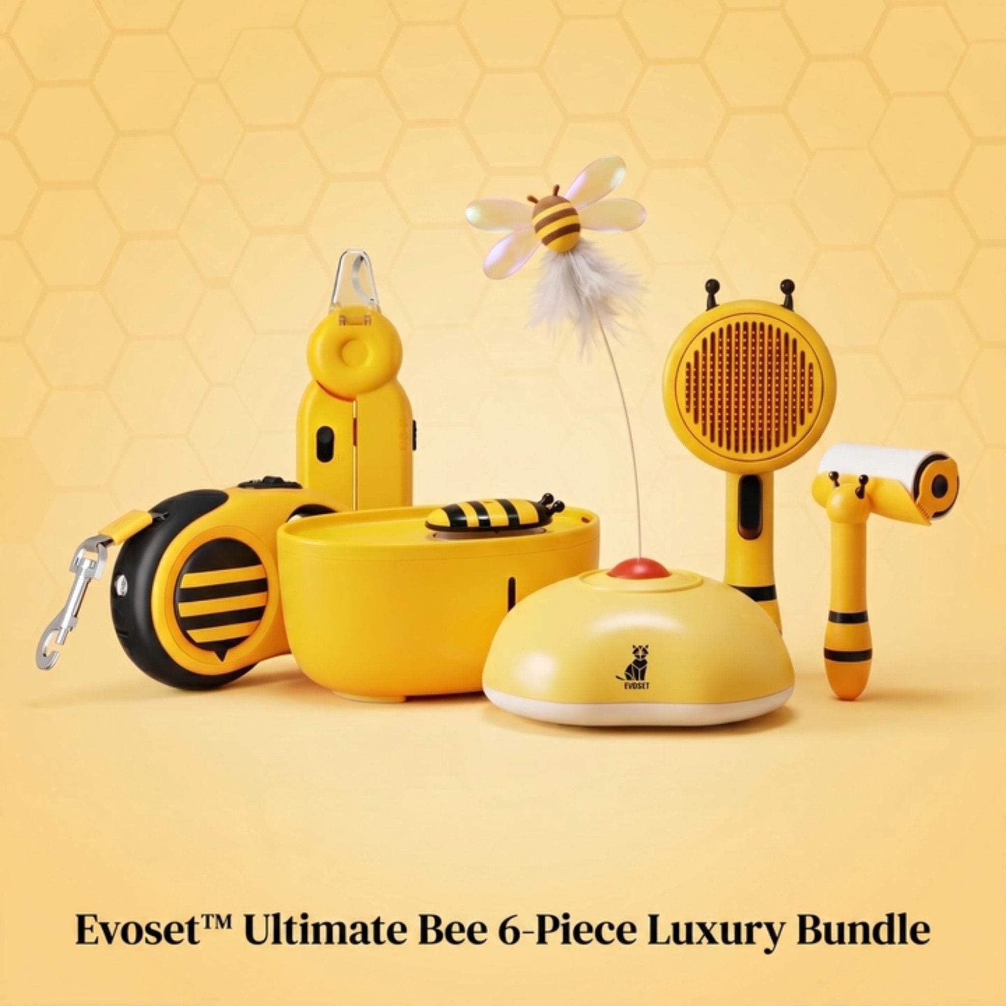 Evoset Evoset™ Ultimate Bee 6-Piece Luxury Bundle 🐝🐾 Evoset™ Ultimate Bee 6-Piece Luxury Bundle 🐝🐾