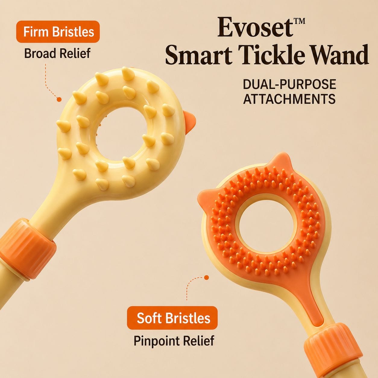 Evoset Interactive Cat Toy Evoset™ Smart Tickle Wand — 2-in-1 Interactive Massage & Groomer Evoset™ Smart Tickle Wand — 2-in-1 Interactive Massage & Groomer