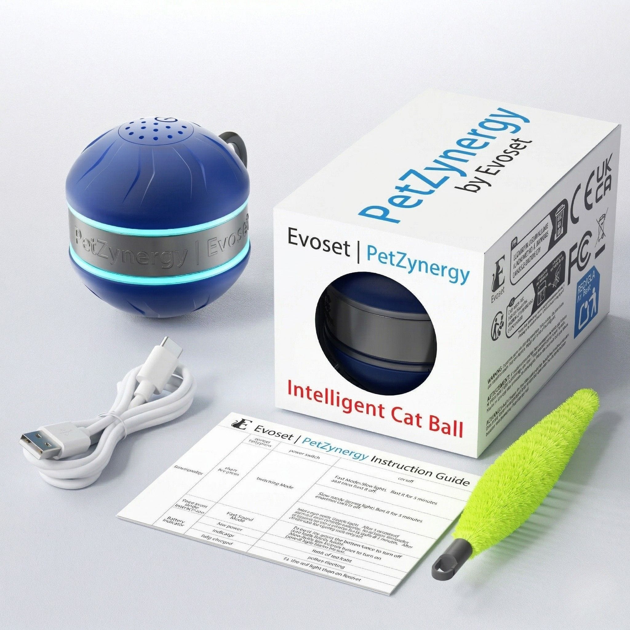 Evoset Interactive Cat Toy Evoset™ Petzynergy — Smart Interactive Hunting Ball Evoset™ Petzynergy — Smart Interactive Hunting Ball