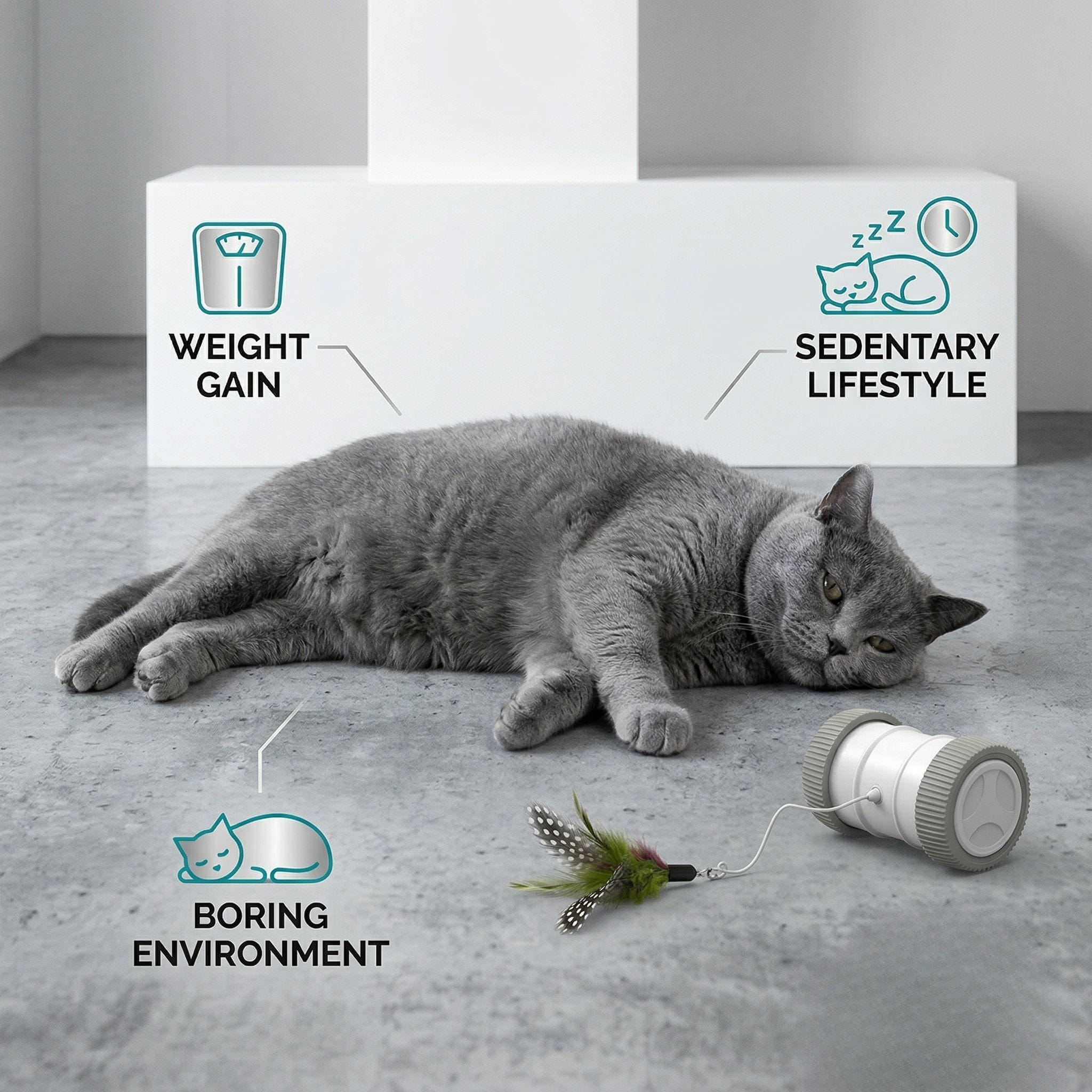 Evoset Interactive Cat Toy Evoset™ Smart Rover 360 — The Ultimate All-Day Hunting Experience 🐾 Evoset™ Smart Rover 360 — The Ultimate All-Day Hunting Experience 🐾