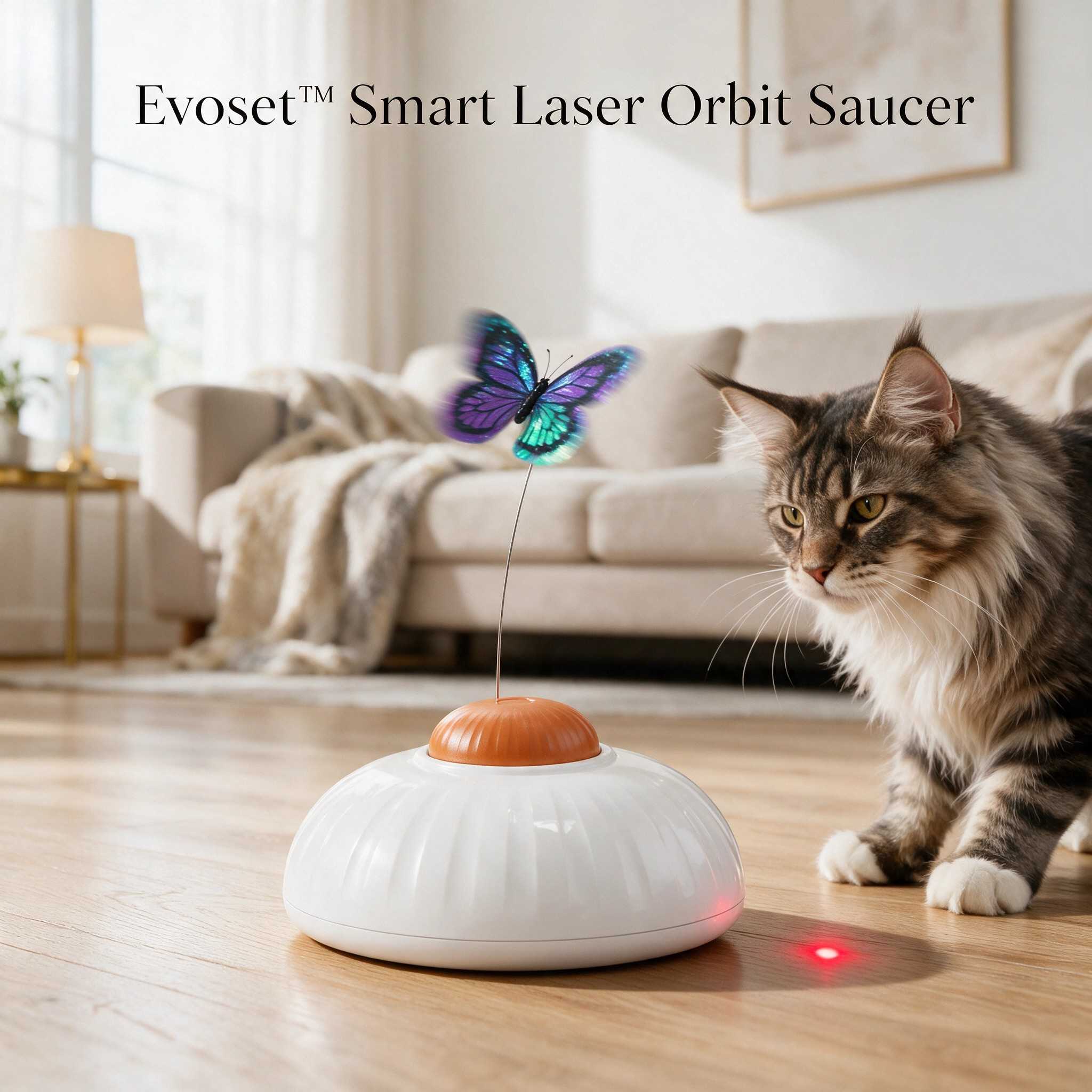 Evoset Evoset™ Smart Laser Orbit Saucer Evoset™ Smart Laser Orbit Saucer