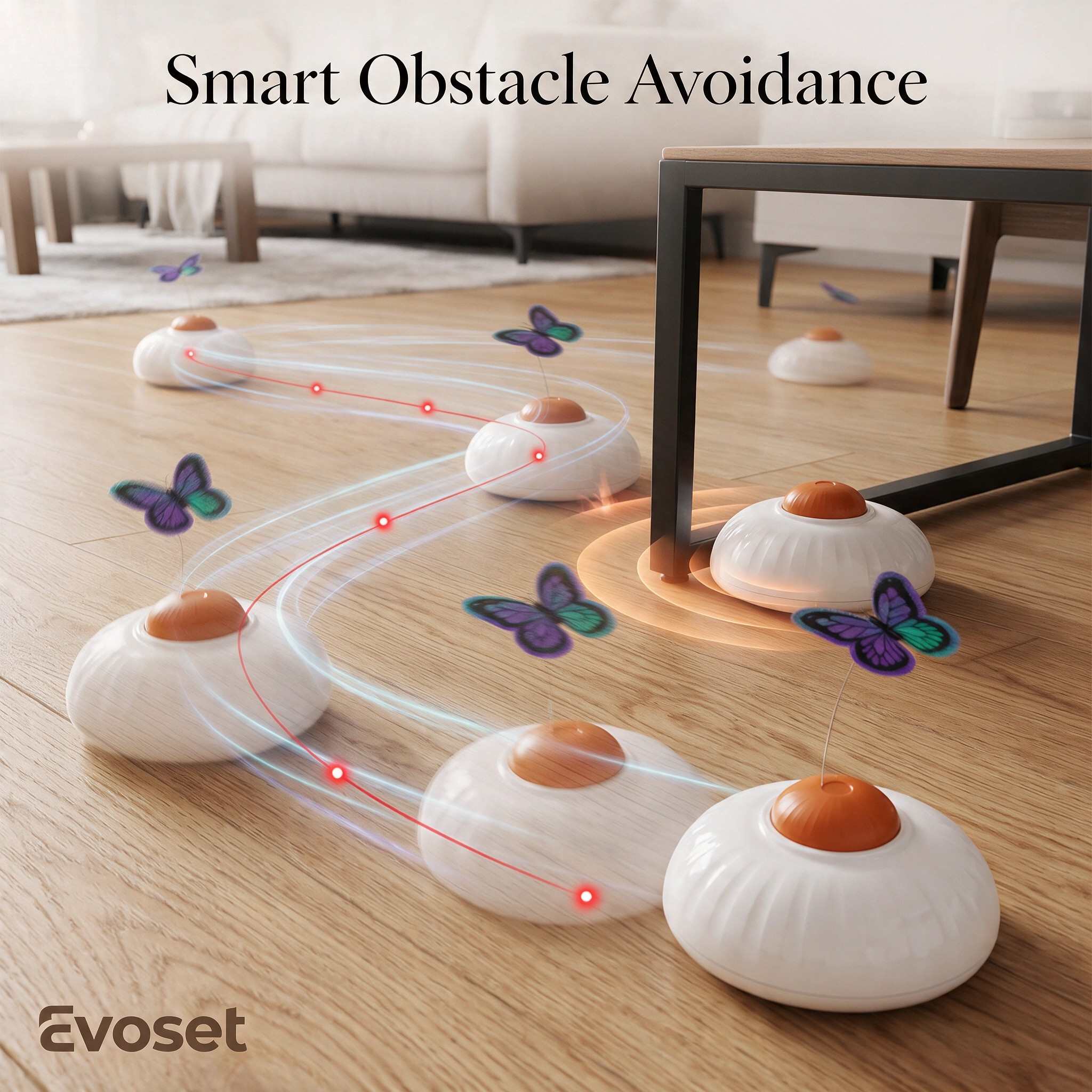 Evoset Evoset™ Smart Laser Orbit Saucer Evoset™ Smart Laser Orbit Saucer
